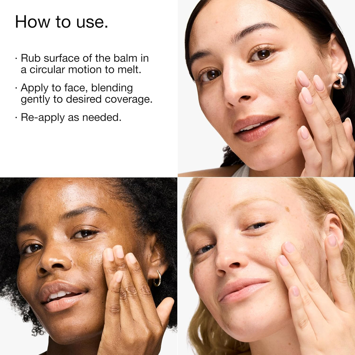 Clinique Daily Calm Makeup Balm Sheer Foundation for Sensitive Skin and Redness with Hyaluronic Acid | Buildable Coverage, 1 Fl Oz