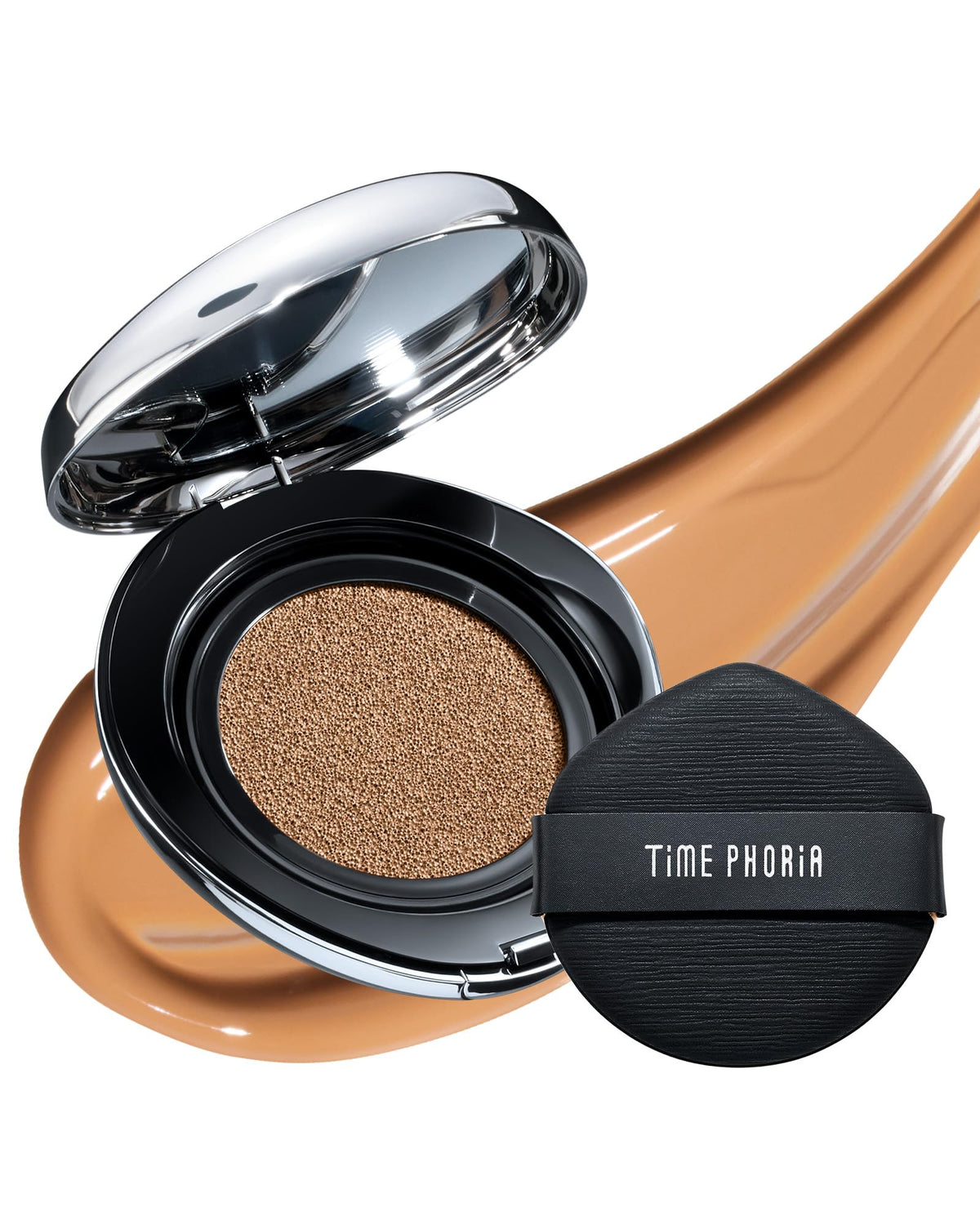 Timeless Lumina Matte Cover Cushion Foundation -03W Warm Fawn, Full Coverage Air Cushion, Lightweight & Natural Flawless Matte Finish, 12H Oil Control, Long-Lasting, Waterproof, Sweatproof