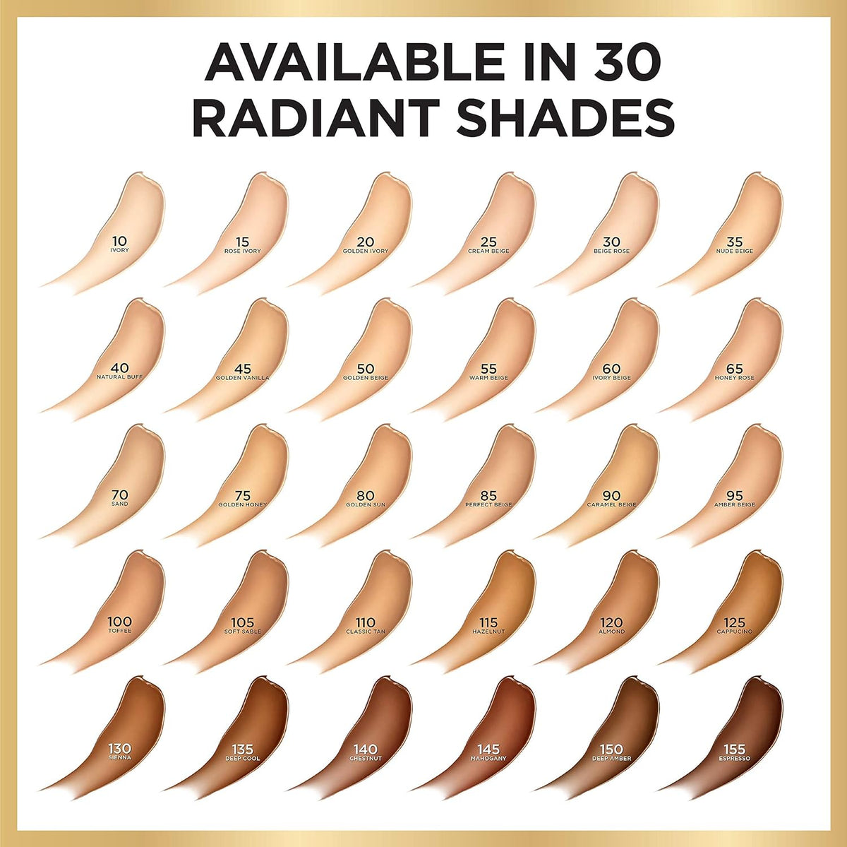 L'Oreal Paris Age Perfect Radiant Serum Foundation with SPF 50, Rose Ivory, 1 Ounce