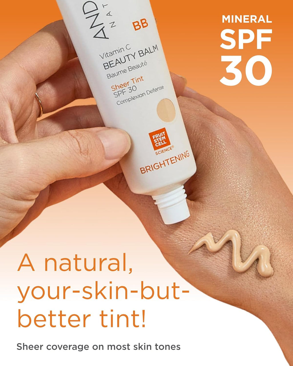Andalou Naturals Vitamin C BB Beauty Balm Sheer Tint SPF 30 (2 fl oz)