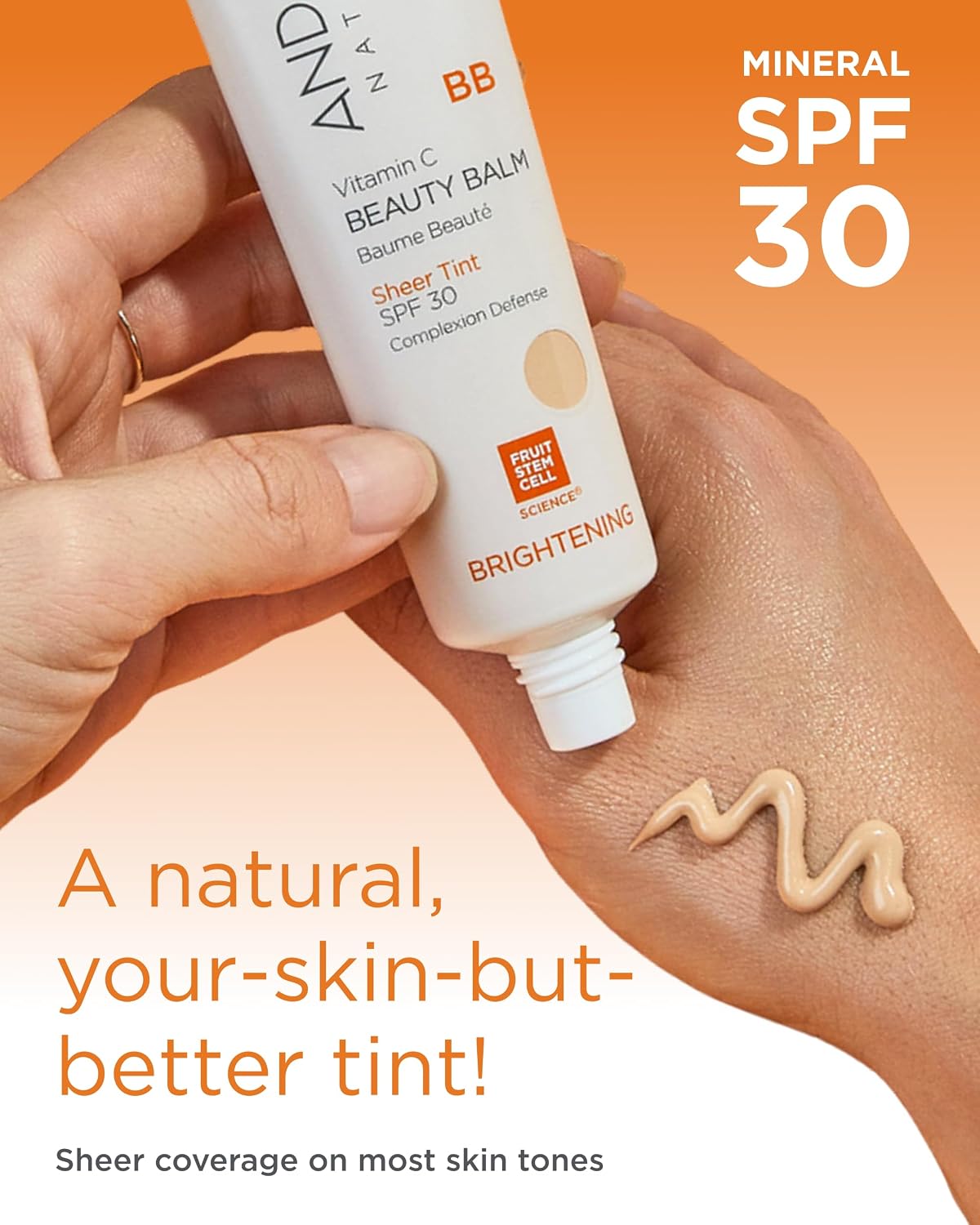 Andalou Naturals Vitamin C BB Beauty Balm Sheer Tint SPF 30 (2 fl oz)