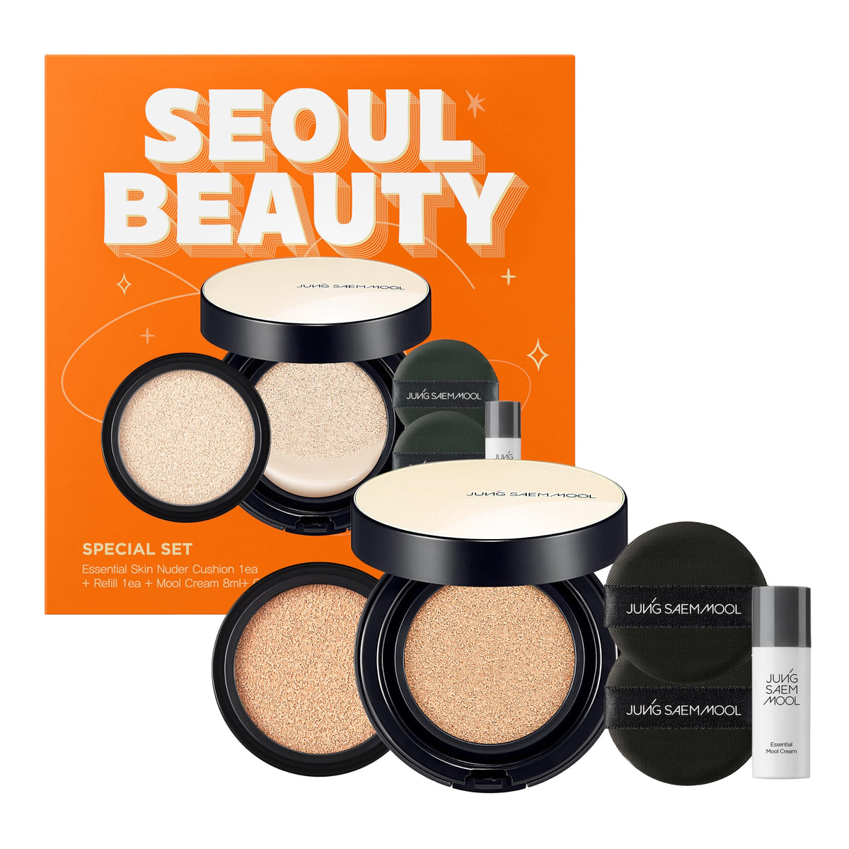 Skin Nuder Cushion | Korean Makeup, Refill Included, SPF 50 (21 Medium)